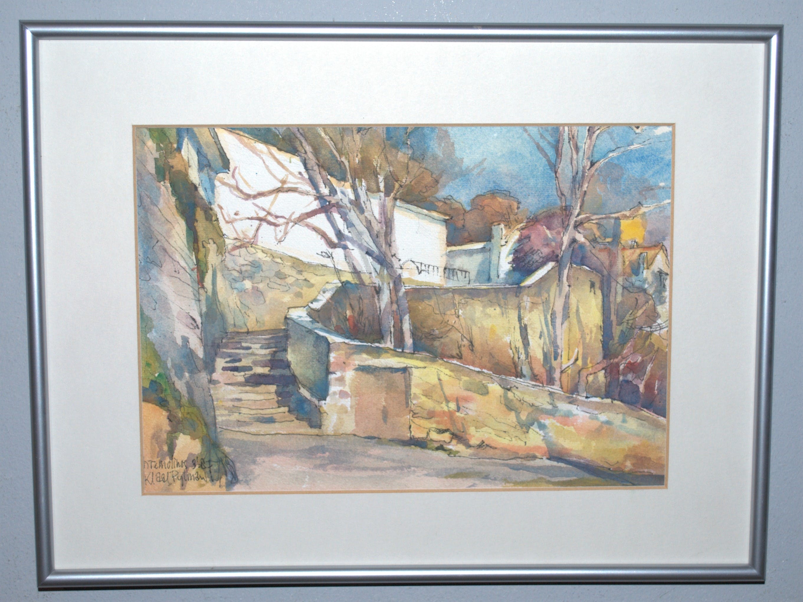 Klaas Pijlman - aquarel Torremolinos 1987 kopen? Bied vanaf 10!