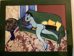 Corneille - Liggend naakt verkocht voor € 300!