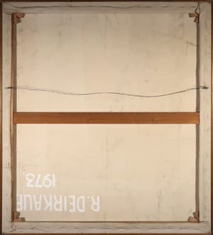 Robin Deirkauf - Acryl op doek, Push the button - Ingelijst (Zeer groot) kopen? Bied vanaf 200!