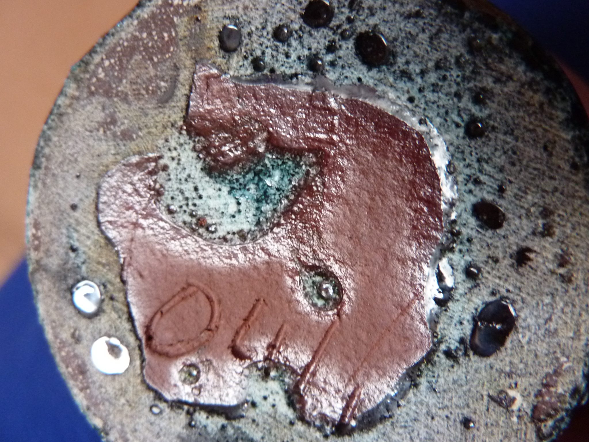 Pieter Groeneveldt - Vaasje met lava glazuur jaren 60 kopen? Bied vanaf 25!