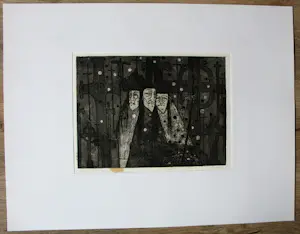 Henk Hester - Ets - 1965 kopen? Bied vanaf 45!