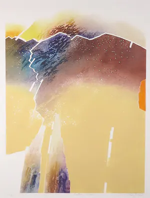 Francis Mean - Ets en aquatint, Contrée d'edom - Ingelijst kopen? Bied vanaf 50!