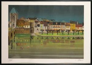 Jean-Luc Lecoindre - Litho, Portail - Ingelijst kopen? Bied vanaf 20!