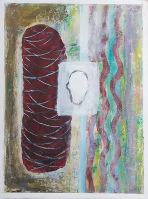 Helen Nieuwendijk - Acryl op paneel, Lot van 4 werken - Ingelijst kopen? Bied vanaf 20!