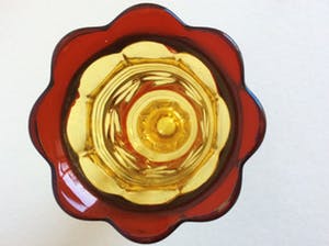 Val-Saint-Lambert - Art Deco uranium glazen vaas kopen? Bied vanaf 89!