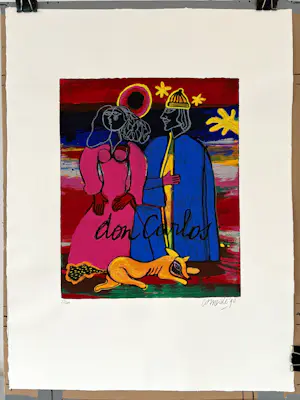 Corneille - Ommagio a G. Verdi - Map met 6 zeefdrukken kopen? Bied vanaf 1250!