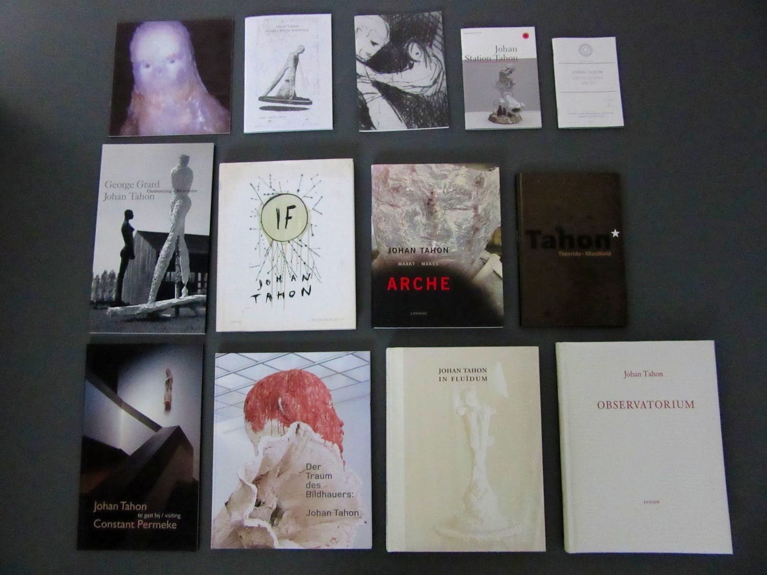 Johan Tahon - Signed; Johan Tahon - Lot of 13 publications - 1998 verkocht voor € 120!