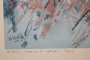 Rob Houdijk - Litho genaamd: Nienke aan het wegdromen - Oplage 56/150 kopen? Bied vanaf 50!