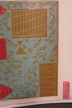 Leon Tebbe - Zonder Titel / Kleurrijke Zeefdruk / Oplage 1/1 kopen? Bied vanaf 40!