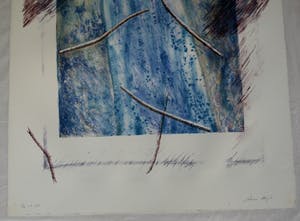 Kees Slegt - Litho, “Zonder titel” – 1983 – oplage 28 ex. kopen? Bied vanaf 35!