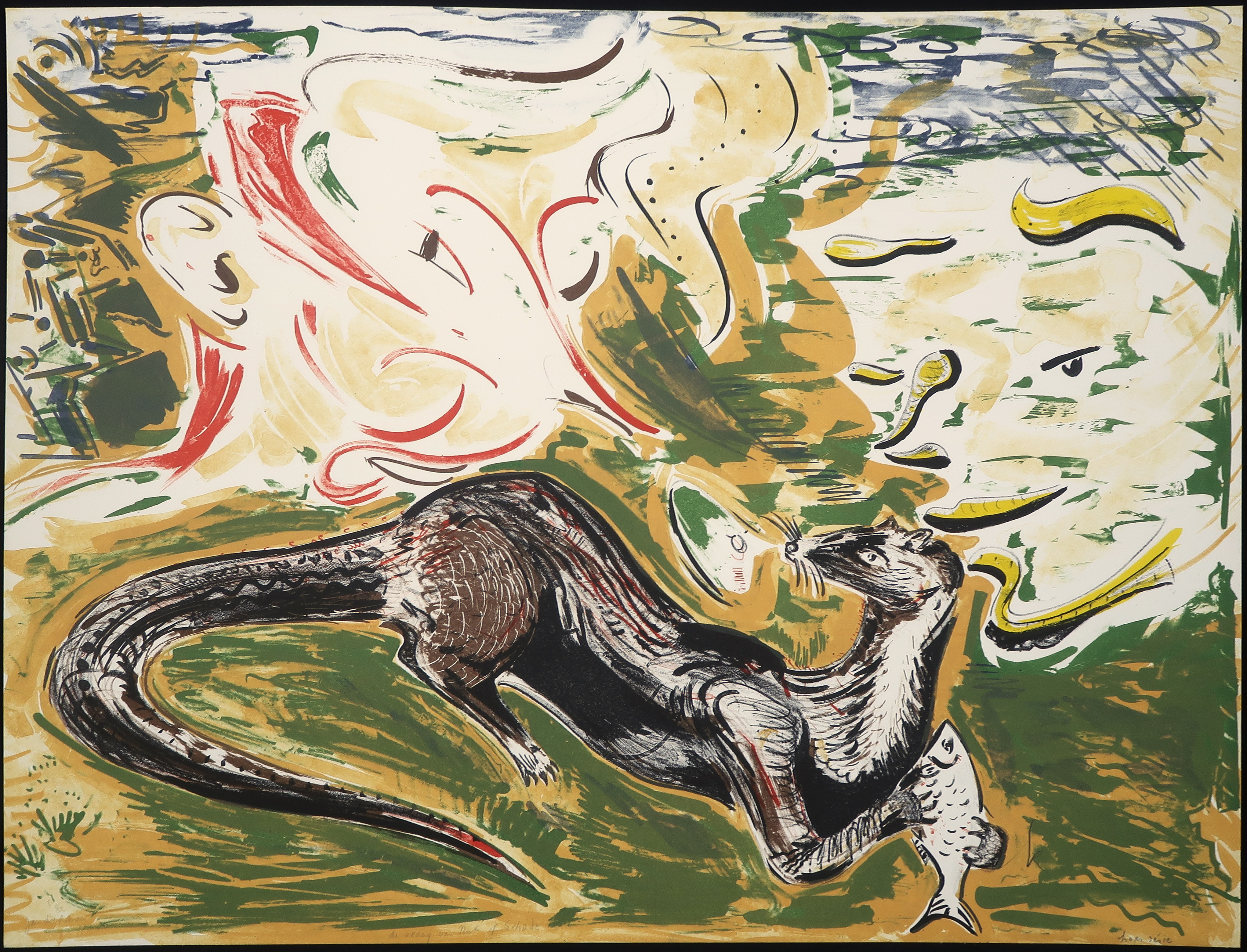 Jan Dierman - Litho, De vraag van nut of schade kopen? Bied vanaf 1!