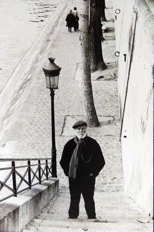 Corneille - Fotoportret Seine kade Parijs Nico Koster. verkocht voor € 50!