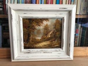 Niet of onleesbaar gesigneerd - Huisje in bos. kopen? Bied vanaf 1!