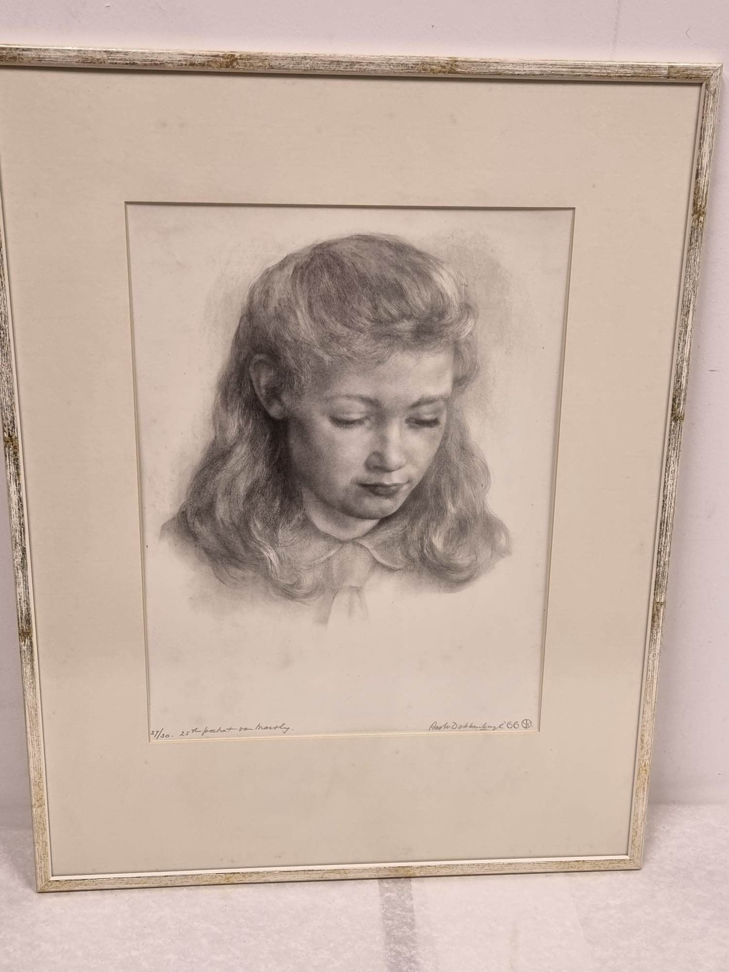Aart van Dobbenburgh - 25ste portret van Marthy kopen? Bied vanaf 20!