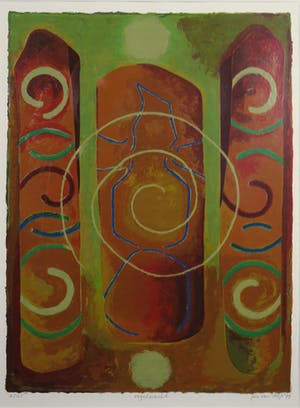 Jan van Delft - Zeefdruk, Vogelwacht - Ingelijst kopen? Bied vanaf 1!