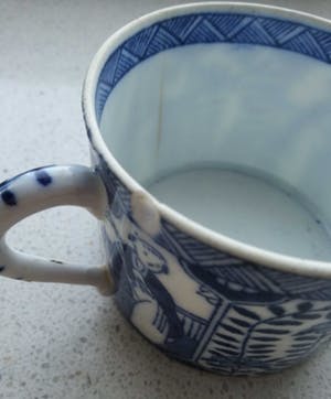 N.V. Porselein- en Tegelfabriek Mosa - Lange Lijs servies - Theepot, suikerpot en 8 kopjes en schoteltjes kopen? Bied vanaf 30!