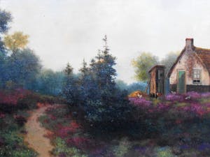George Frederik Teyssen - 2 x Heide landschap kopen? Bied vanaf 199!