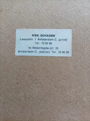 Riek Schagen - De Pelgrims kopen? Bied vanaf 20!
