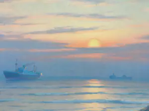 Henk Dekker - Avond, Hoek van Holland kopen? Bied vanaf 375!