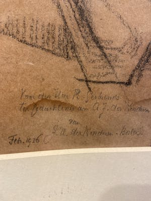 Antoon Derkinderen - studie zittende man kopen? Bied vanaf 1!