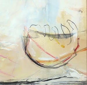 Ruud van der Beele - Gemengde techniek op papier, Z.t. Abstract kopen? Bied vanaf 1!