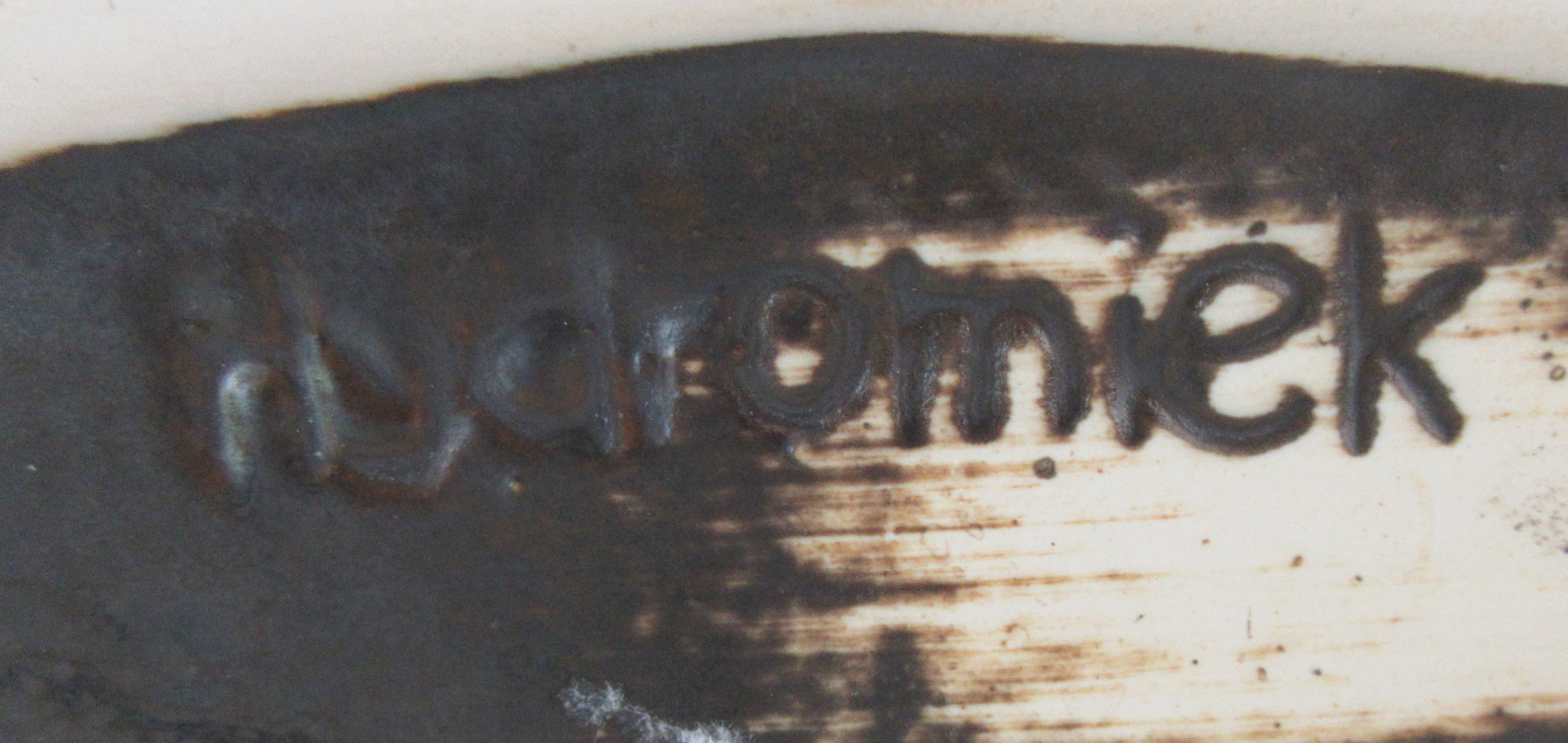 Niet of onleesbaar gesigneerd - Hydromiek Losser grote keramische antraciete design vaas kopen? Bied vanaf 1!