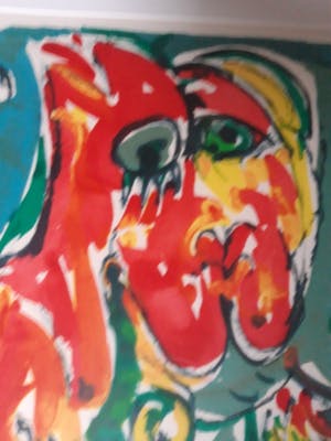 Carl-Henning Pedersen - litho: Sprookje van Andersen, gesigneerd en ingelijst kopen? Bied vanaf 300!