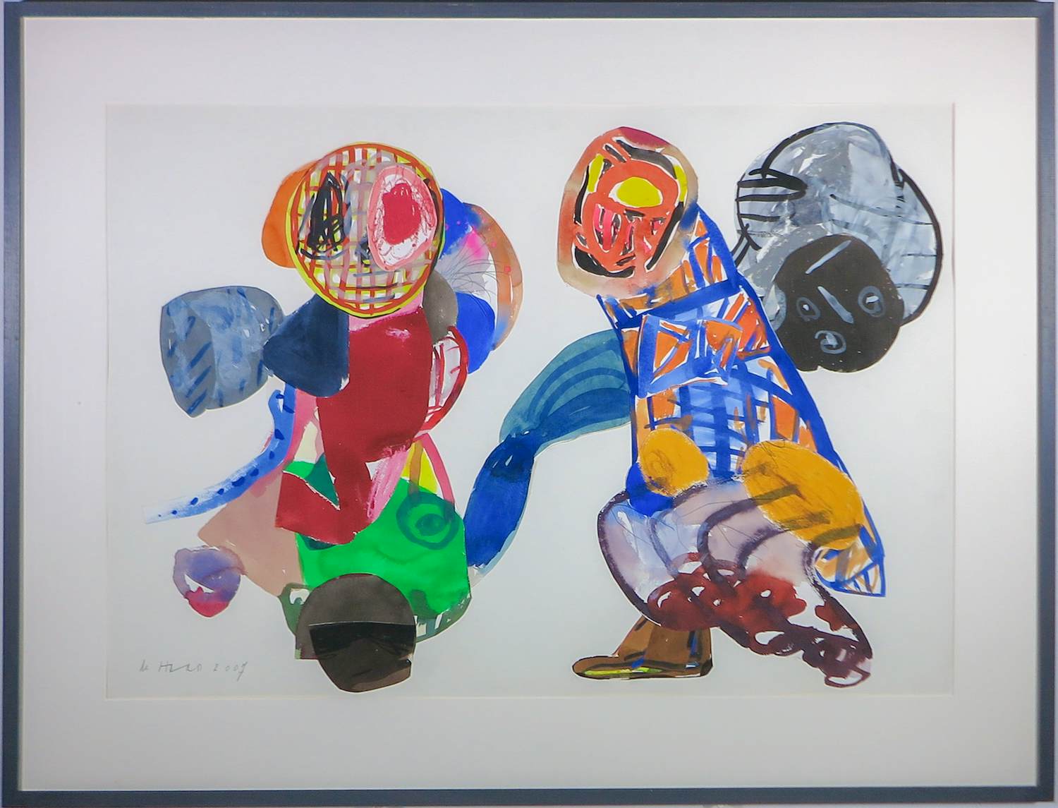 Jurjen de Haan - Gemengde techniek, Z.T. - Ingelijst kopen? Bied vanaf 150!