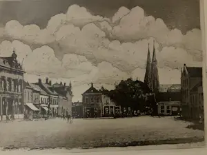 Karel Kok - Markt te Eindhoven omstreeks 1900 , 'herziene tekst' kopen? Bied vanaf 35!