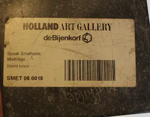 Sjaak Smetsers - Uniek beeld van glas, koper, brons en natuursteen: Mathilde kopen? Bied vanaf 375!