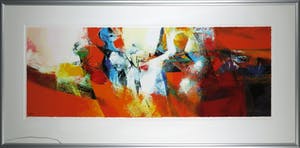 Peter Meijer - Zeefdruk, Ontmoeting met Annucia - Ingelijst (Groot) kopen? Bied vanaf 70!