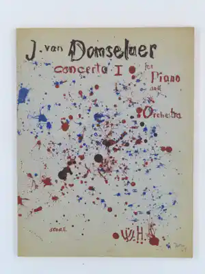 Asger Jorn - J. van Donselaer. Concerto in I for Piano and Orchestra vendu pour 25€ !