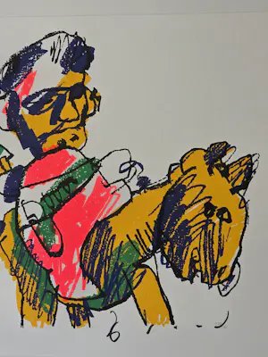 Herman Brood - Man met Paard - Handgesigneerd - 27/200 kaufen? Bieten Sie von 430!