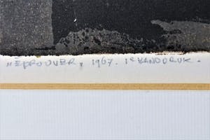 Fon Klement - HOUTDRUK EPROUVER 1967. kopen? Bied vanaf 90!