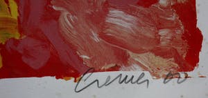 Jan Cremer - Grote zeefdruk: Paysage de Provence II - 2000 kopen? Bied vanaf 295!