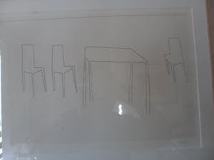 Klaas Gubbels - Zeefdruk - uit de serie Verlegen Schaduwen kopen? Bied vanaf 70!