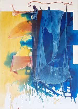 Douwe Idema - Abstract verkocht voor € 200!