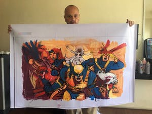 Peter Klashorst - Acrylverf op doek , “MARVEL” - GROOT – 2018 – 60 x 105 cm kopen? Bied vanaf 350!