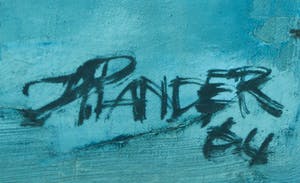 Henk Pieter Pander - Olieverf op doek, Haven Lauwerszeewerken - Ingelijst (Groot) kopen? Bied vanaf 400!