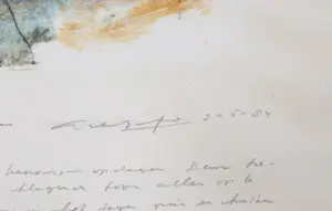 John Lie a Fo - Gemengde techniek op papier, Begrafenisrite Caraiben (Zeer groot) kopen? Bied vanaf 1!