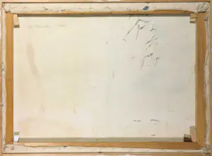 Adalbert Fässler - Gemengde techniek op doek, Zonder titel - Ingelijst kopen? Bied vanaf 1!