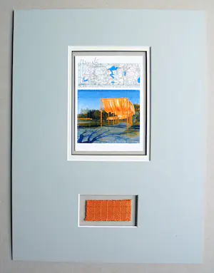 Christo - Project " The Gates " Central Park- NYC 2005- inc. stofmonster - handgesigneerd kopen? Bied vanaf 1!