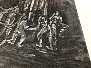 Elly Kuipers - ets - dansen in het bos kopen? Bied vanaf 1!