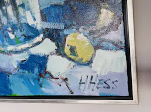 Henri Hess - Abstract bloemstilleven met hortensia's kopen? Bied vanaf 450!