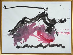 Anton Heyboer - Abstracte compositie | Unica | Zeer groot kopen? Bied vanaf 265!
