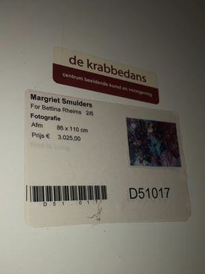 Margriet Smulders - For Bettina Rheims kopen? Bied vanaf 2000!