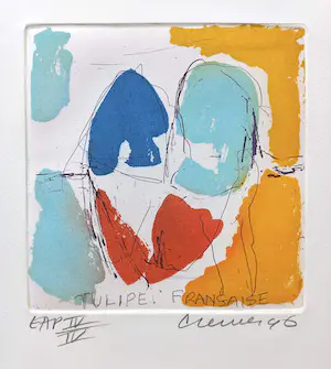 Jan Cremer - Tulipe Francaise, aquatint ets kopen? Bied vanaf 95!