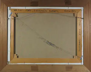 Marc Jonk - Arcyl op doek, Liggend naakt (nr. 26 ) - Ingelijst kopen? Bied vanaf 200!