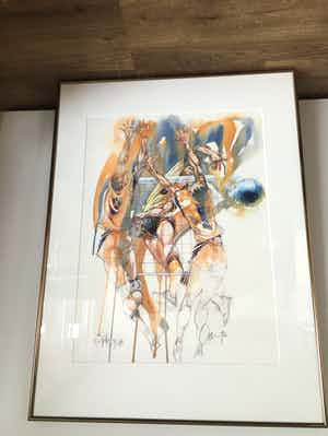 Ortho Owen - Kleurenlitho ‘Spike’ verkocht voor € 40!