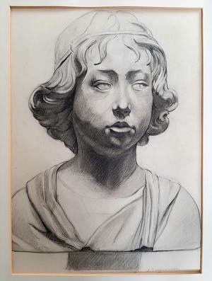 Jacob Dooijewaard - Gips portret kopen? Bied vanaf 50!